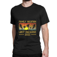 Vintage Sunset Family Vacation 2022 Lost Paradise Beach Raglan Basebal Classic T-shirt | Artistshot