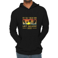 Vintage Sunset Family Vacation 2022 Lost Paradise Beach Raglan Basebal Lightweight Hoodie | Artistshot