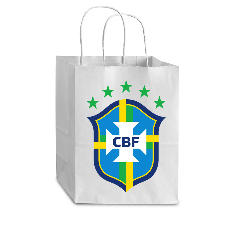 Brazilian Football Confederation Cub Paper Bag - 8 X 4 1/2 X 10 1/4 | Artistshot