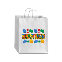 Brother Brick Builder Boy Master Builder Blocks Building Debie Paper Bag - 10 X 5 X 13 | Artistshot