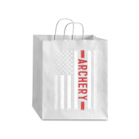 Archery American Flag, Archery American Flag Art, Archery American Fla Debie Paper Bag - 10 X 5 X 13 | Artistshot