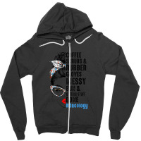 Oncology Nurse Coffee Scrubs And Rubber Gloves Nurses Week Zipper Hoodie | Artistshot