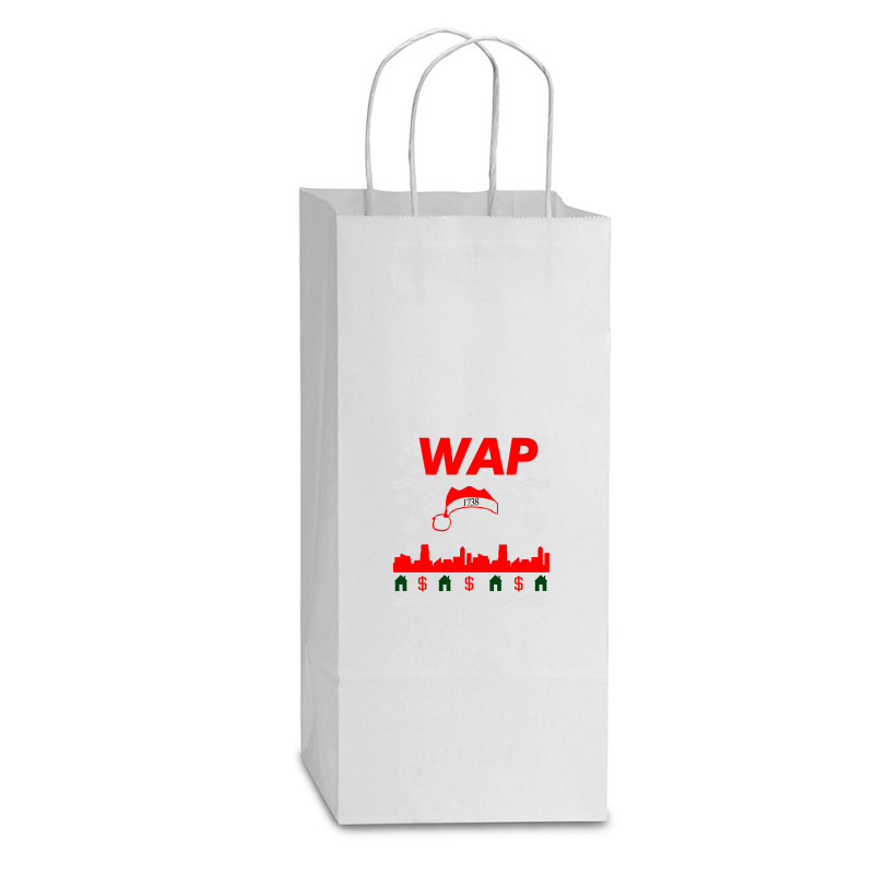 Fetty Wap Ugly Christmas Double Wine Paper Bag - 6 1/2 X 3 1/2 X 12 3/8 | Artistshot