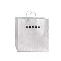 Platonic Solids - Building Blocks Of Life - Mathematics Jumbo Paper Bag - 18 X 7 X 18 3/4 | Artistshot