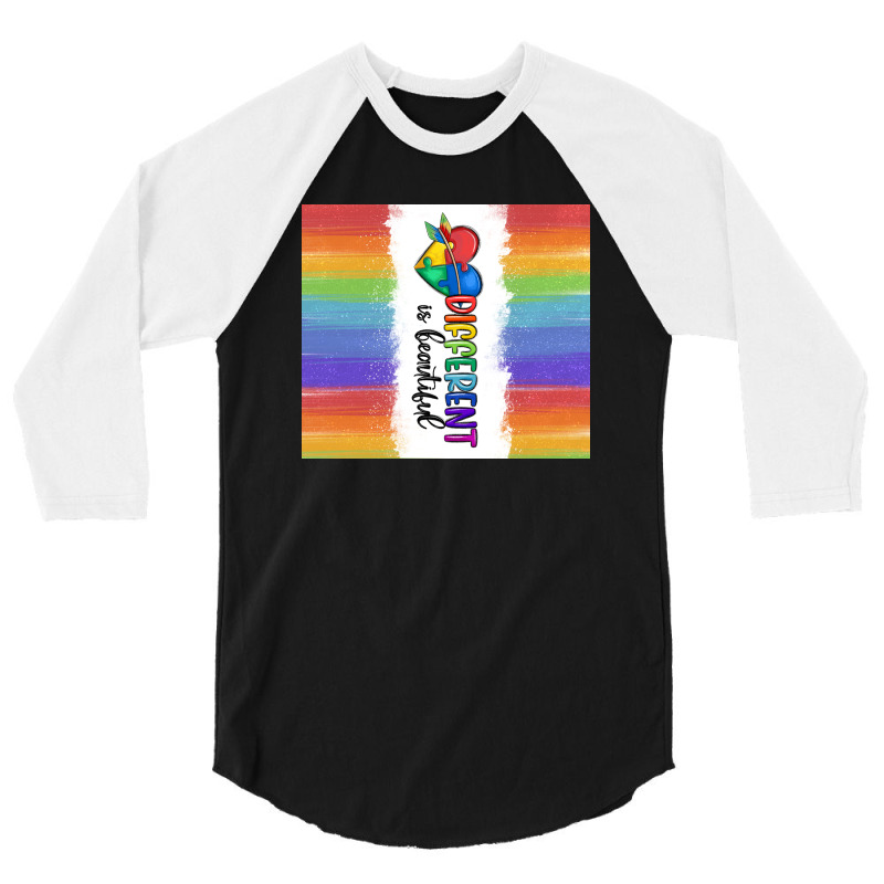 Different Is Beautiful 3/4 Sleeve Shirt | Artistshot