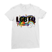 Lgbtq  Friendly Ladies Fitted T-shirt | Artistshot