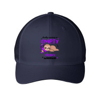 Crohns Awareness T  Shirt Mostly Running On Empty Crohn's Warrior T  S Mesh Cap | Artistshot