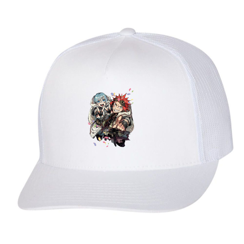 Graphic Picture  Light Novel Mens Funny Trucker Cap by Foxy-Shop | Artistshot