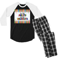 See The Ability Not The Disability Men's 3/4 Sleeve Pajama Set | Artistshot