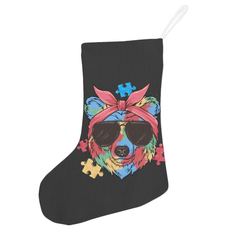 Autism Awareness Bear Holiday Stocking | Artistshot