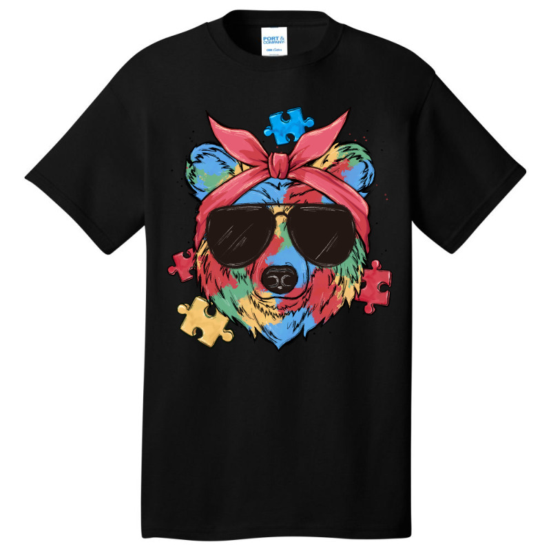 Autism Awareness Bear Basic T-shirt | Artistshot