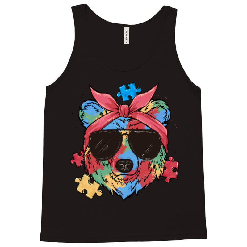 Autism Awareness Bear Tank Top | Artistshot