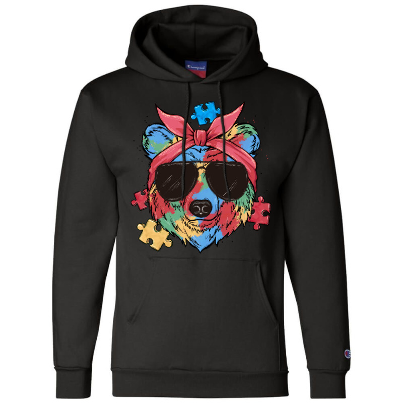 Autism Awareness Bear Champion Hoodie | Artistshot