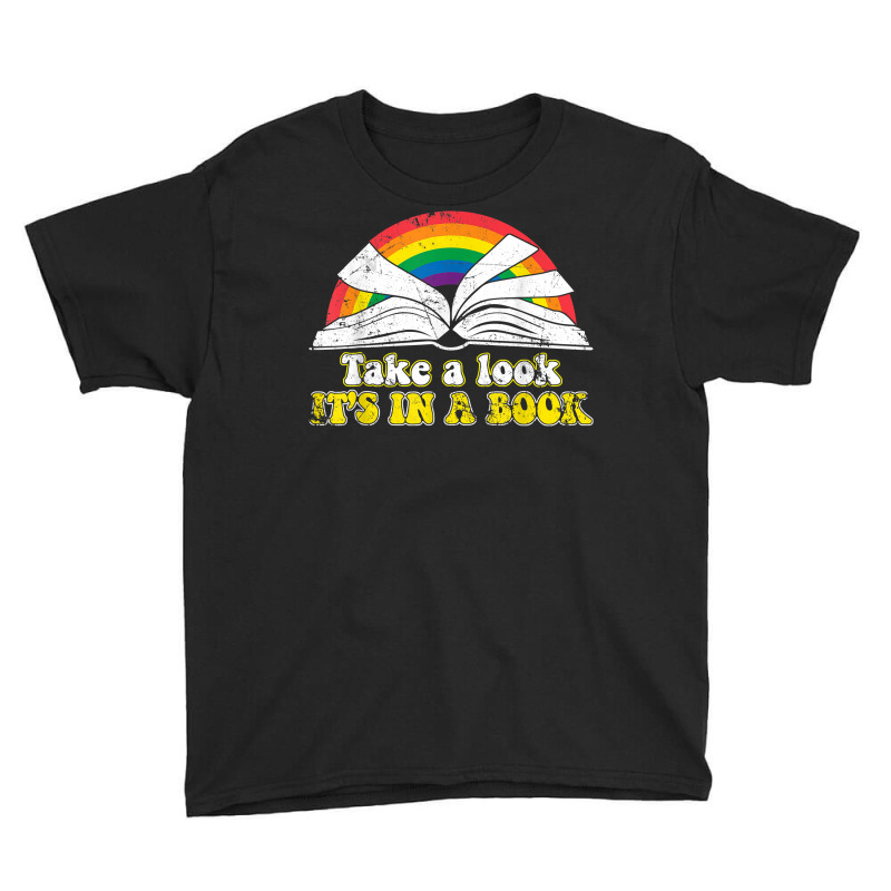 Love Reading Love Rainbows Gift Retro Rainbow T Shirt Youth Tee by phuongvu | Artistshot