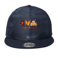 Peace Love Thanksgiving Autumn Season Pumpkin Coffee Lover T Shirt Camo Snapback | Artistshot