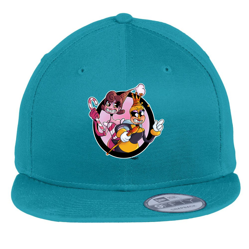 Retro Vintage  Classic Game Movie Character Mens Womens Flat Bill Snapback Cap by Artist-Mauricio | Artistshot