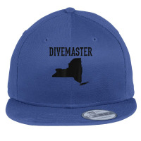 New York Divemaster Scuba Diving Instructor Dive Flag Style T Shirt Flat Bill Snapback Cap | Artistshot