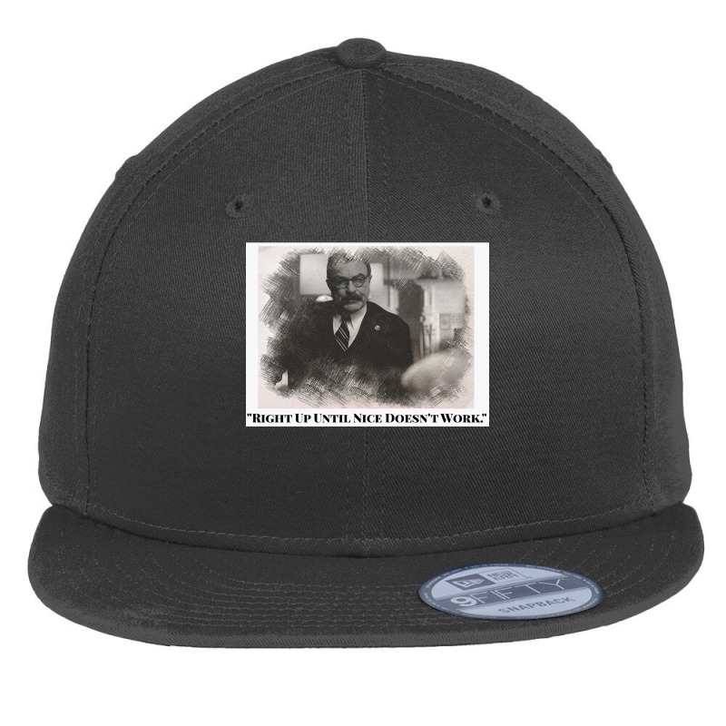 Art Character Reagan Call Me Flat Bill Snapback Cap | Artistshot