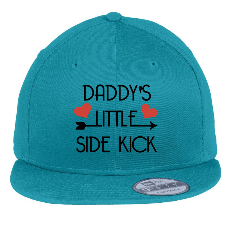 Daddys Little Side Kick Flat Bill Snapback Cap by nailunhaydar | Artistshot