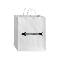 Aromantic Asexual Pride Arrow Debie Paper Bag - 10 X 5 X 13 | Artistshot