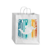 Retro Vintage Skydiving Debie Paper Bag - 10 X 5 X 13 | Artistshot