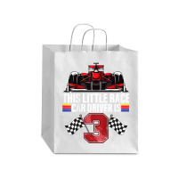 Kids 3 Year Old Race Car Birthday Formula 3rd Racing Party Gift Debie Paper Bag - 10 X 5 X 13 | Artistshot