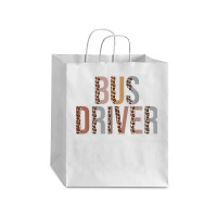 Leopard Bus Driver Supplies Funny Back To School Debie Paper Bag - 10 X 5 X 13 | Artistshot