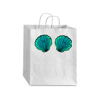 Seashell Mermaid Brassiere Bikini Bra Clam Shell T Shirt Debie Paper Bag - 10 X 5 X 13 | Artistshot