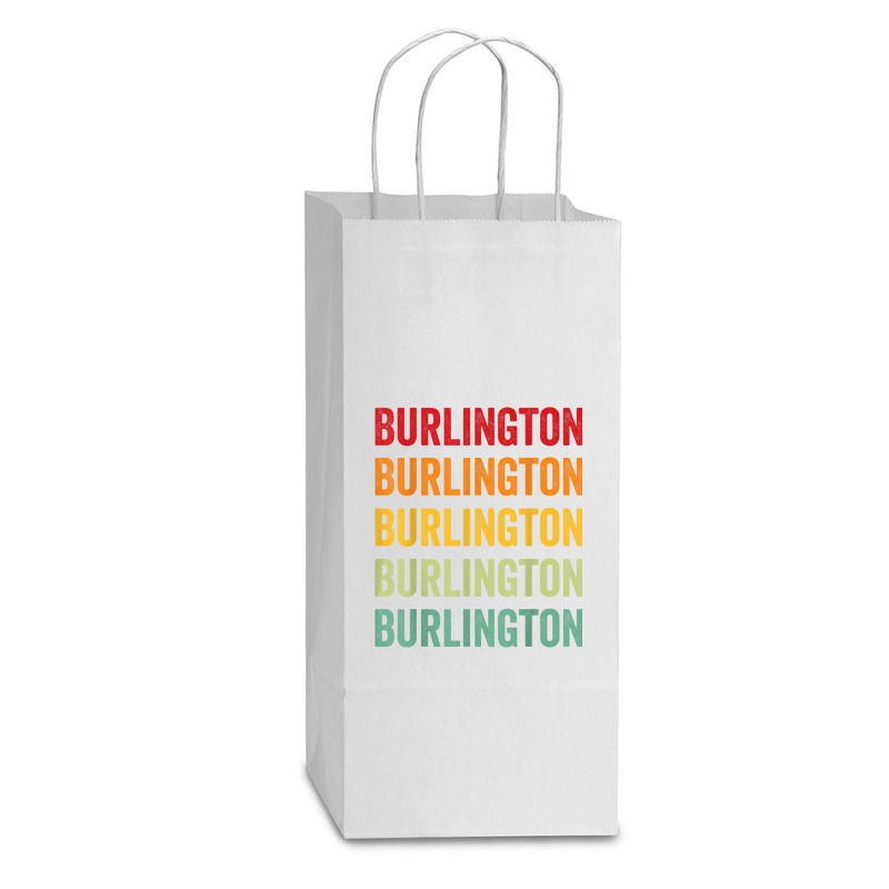 Burlington County Double Wine Paper Bag - 6 1/2 X 3 1/2 X 12 3/8 | Artistshot