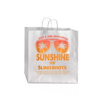 Just A Girl Who Loves Sunshine And Slingshots For Woman Tank Top Jumbo Paper Bag - 18 X 7 X 18 3/4 | Artistshot