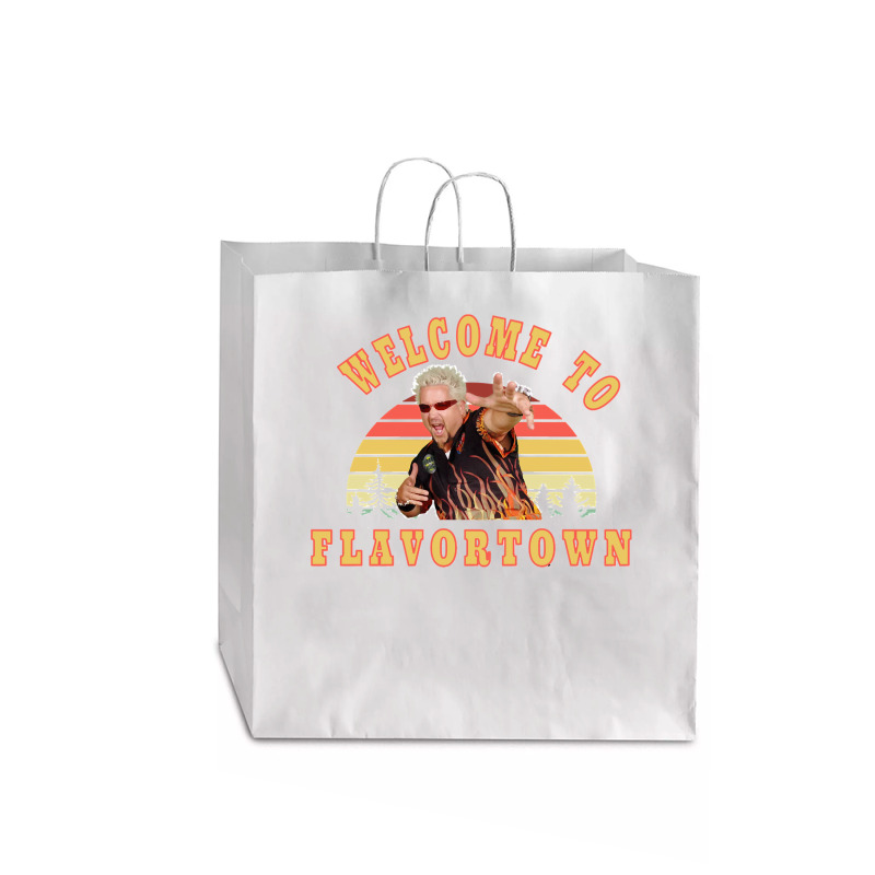 New Guy Fieri Fans Flavortown Classic Jumbo Paper Bag - 18 X 7 X 18 3/4 | Artistshot