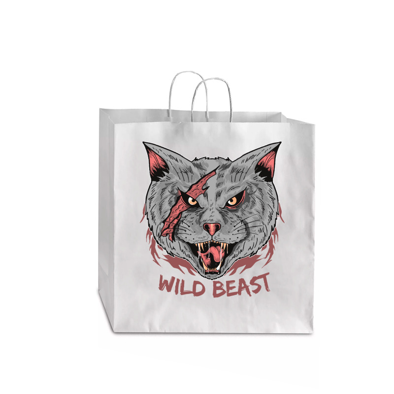 Wild Cat T  Shirt Wild Cat T  Shirt Jumbo Paper Bag - 18 X 7 X 18 3/4 | Artistshot