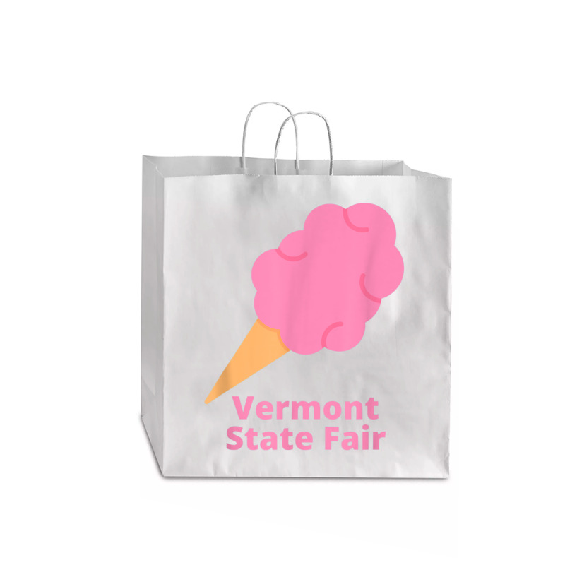 Vermont State Fair Pink Cotton Candy County Fair Jumbo Paper Bag - 18 X 7 X 18 3/4 | Artistshot