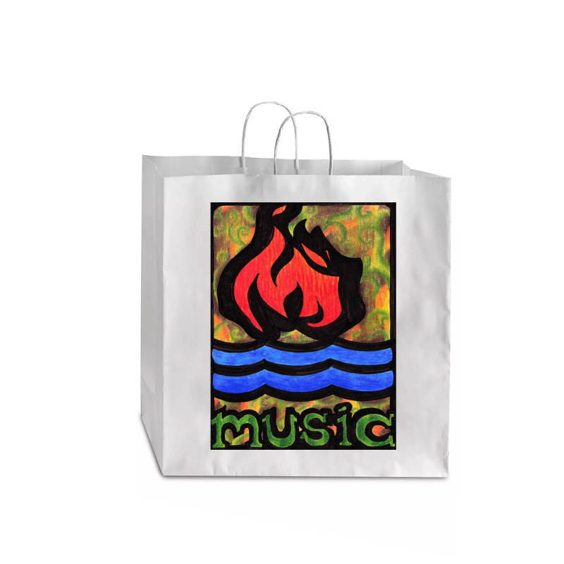 Hot Water Music Jumbo Paper Bag - 18 X 7 X 18 3/4 | Artistshot