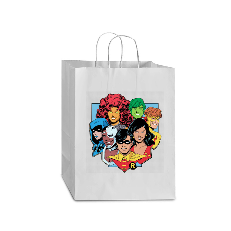 Original Dc Titans Mart Paper Bag -13 X 7 X 17 | Artistshot