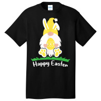 Yellow Easter Bunny Gnome Basic T-shirt | Artistshot