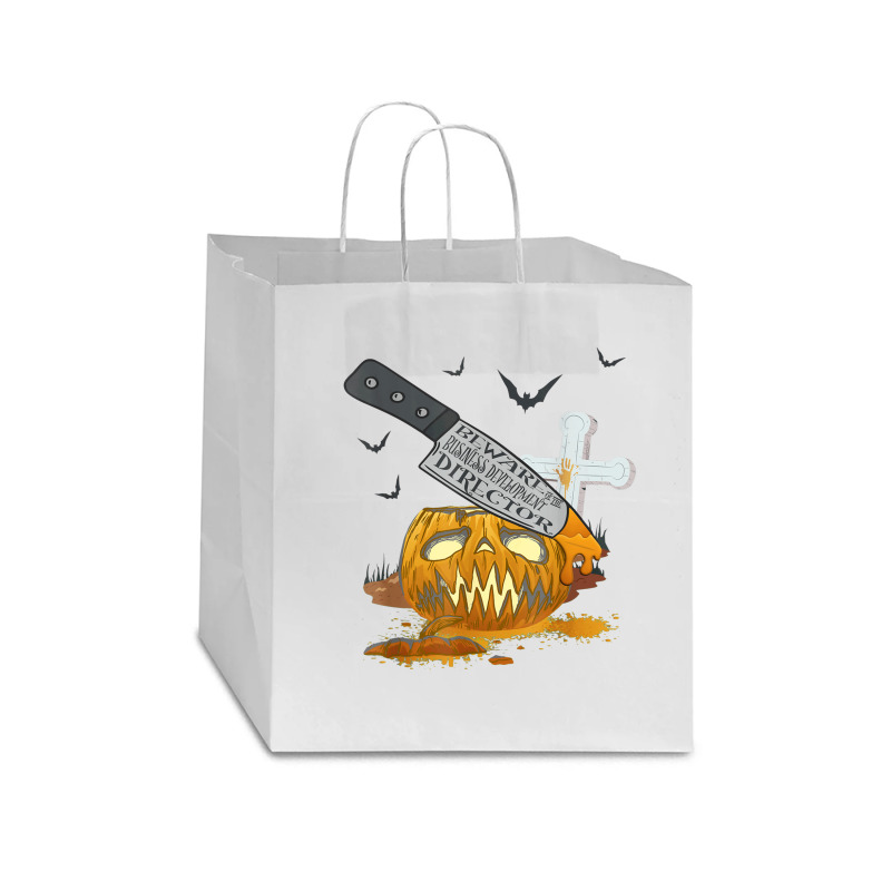 Business Development Director Funny Halloween Party Star Paper Bag - 13 X 7 X 13 | Artistshot