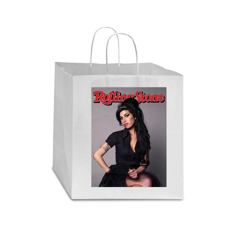 Winehouse Magazine Cov.er Poster Star Paper Bag - 13 X 7 X 13 | Artistshot