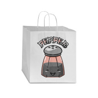 Matching Halloween Salt & Pepper Costume For Couples Star Paper Bag - 13 X 7 X 13 | Artistshot