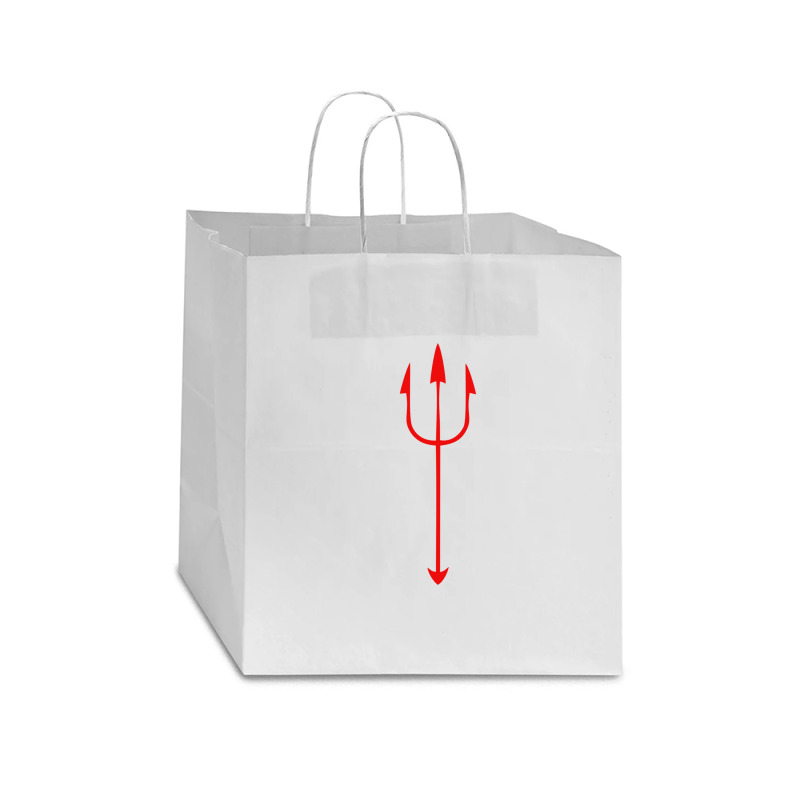 Devil Trident Merch Star Paper Bag - 13 X 7 X 13 | Artistshot