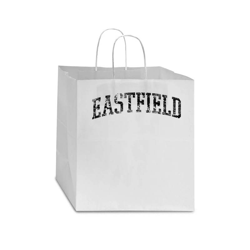 Eastfield Athletic Arch College University Alumni T Shirt Star Paper Bag - 13 X 7 X 13 | Artistshot