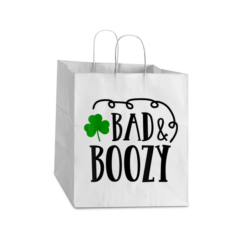 St. Patricks Day Apparel Take Out Paper Bag - 14 X 10 X 15 1/2 | Artistshot