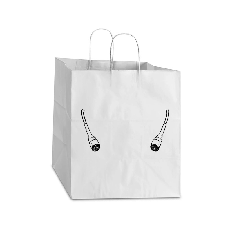 Singing T  Shirt Singing Music T  Shirt Take Out Paper Bag - 14 X 10 X 15 1/2 | Artistshot