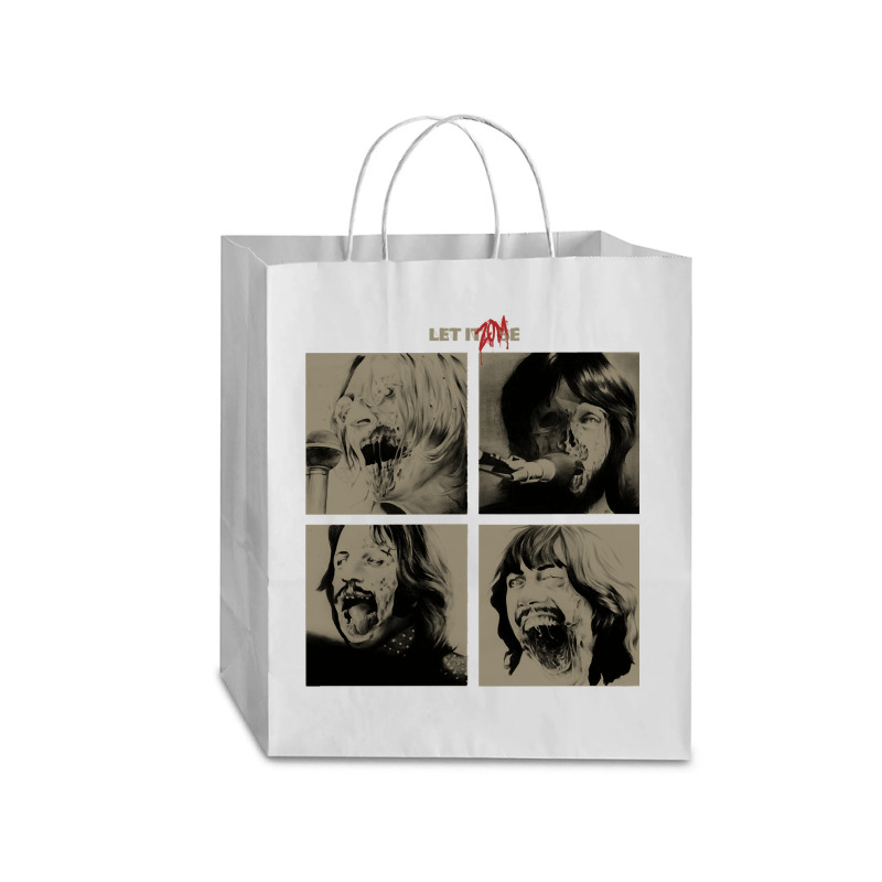 Let It Zombie, The Let It Zombie, Let, Zombie, Let It Zombie Art, Let  Traveler Paper Bag -13 X 6 X 15 3/4 | Artistshot