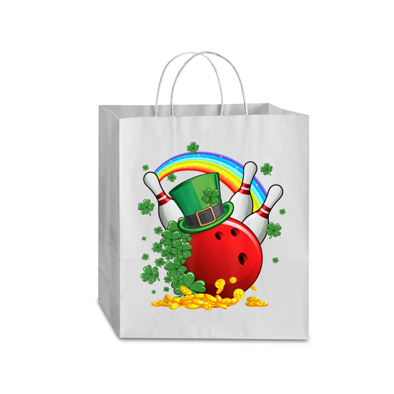 Irish Bowling Balls Shamrock Leprechaun St Patricks Day Traveler Paper Bag -13 X 6 X 15 3/4 | Artistshot