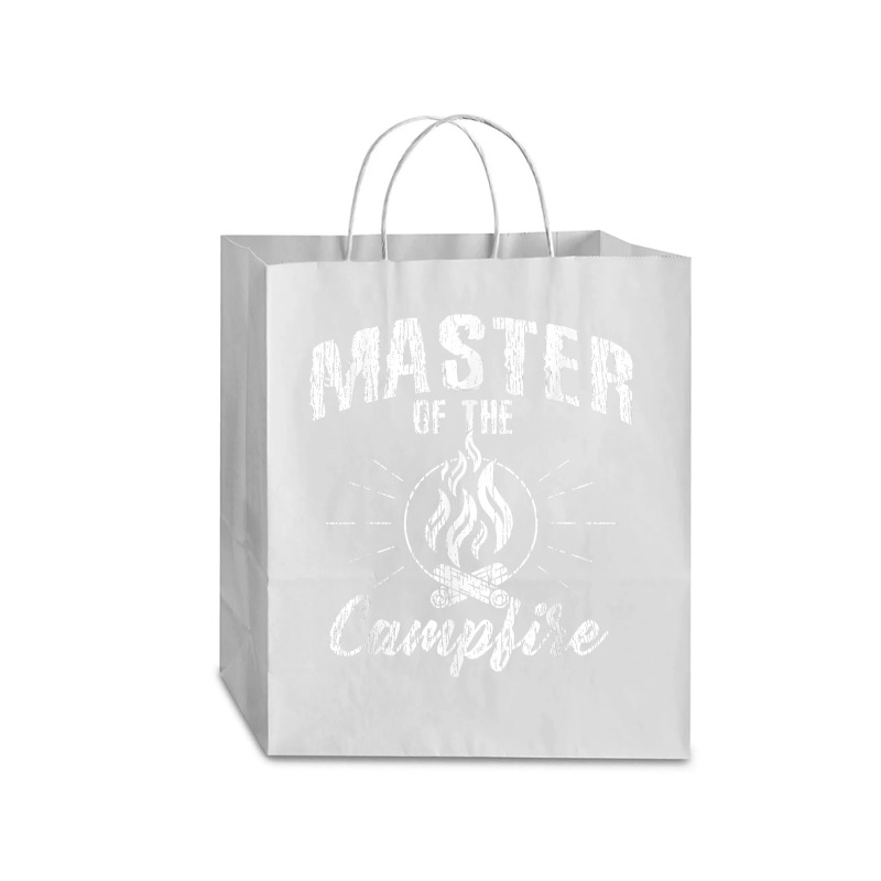 Master Of The Campfire, Camping Scout Gift Traveler Paper Bag -13 X 6 X 15 3/4 | Artistshot