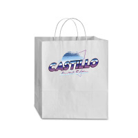 Castillo Name Shirt Aesthetic Vaporwave 80s 90s Surname T Shirt Traveler Paper Bag -13 X 6 X 15 3/4 | Artistshot