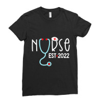 Registered Nurse Est 2022 Rn Nursing School Graduation Premium Ladies Fitted T-shirt | Artistshot