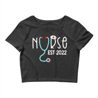 Registered Nurse Est 2022 Rn Nursing School Graduation Premium Crop Top | Artistshot