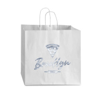 Brooklyn, New York Pizza, The Brooklyn, Brooklyn Art, Brooklyn Vintage Vogue Paper Bag - 16 X 6 X 12 | Artistshot